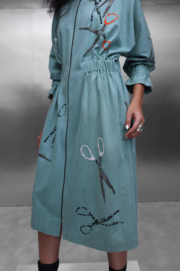 SCISSORS JACKET DRESS