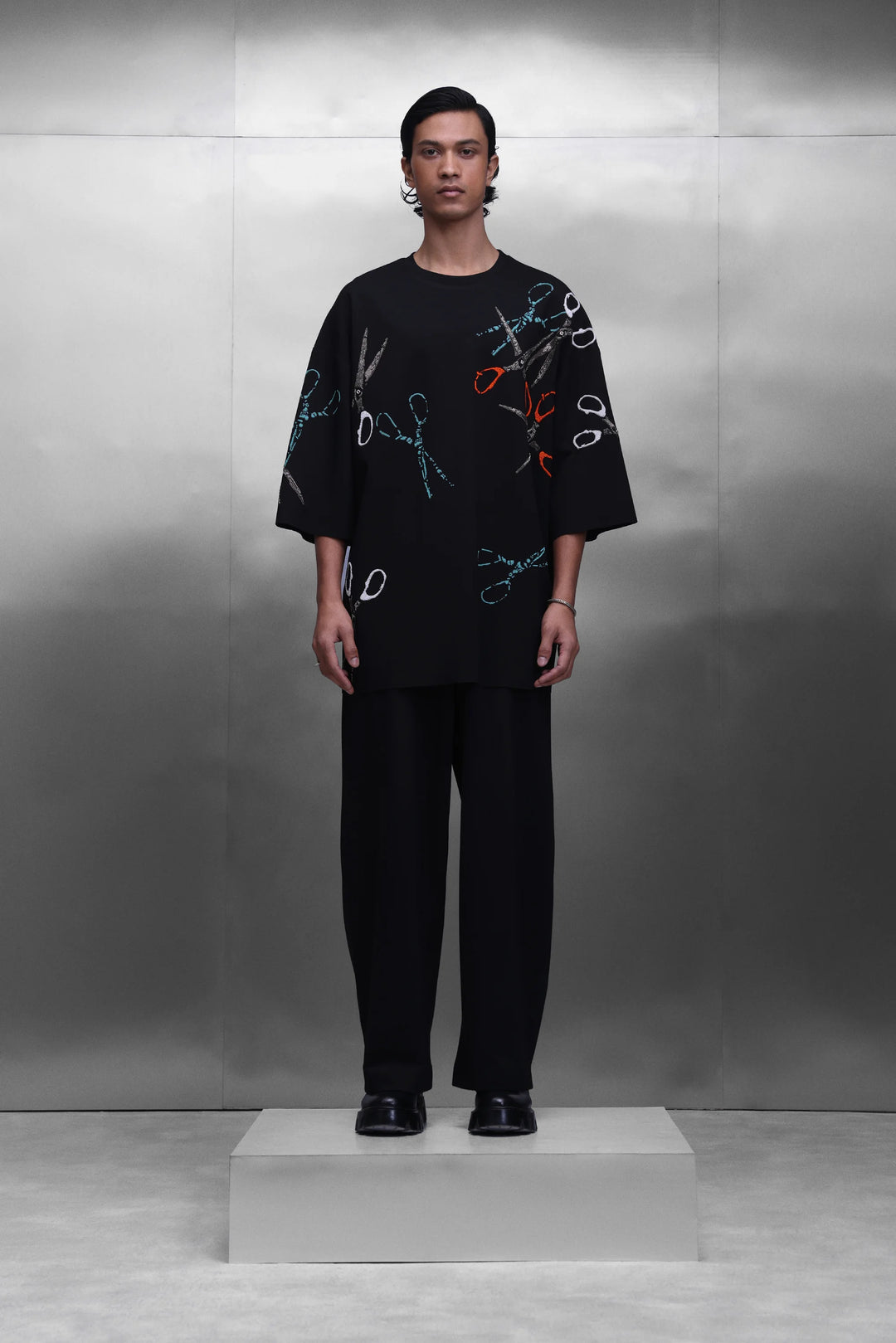 SCISSORS BOXY T-SHIRT