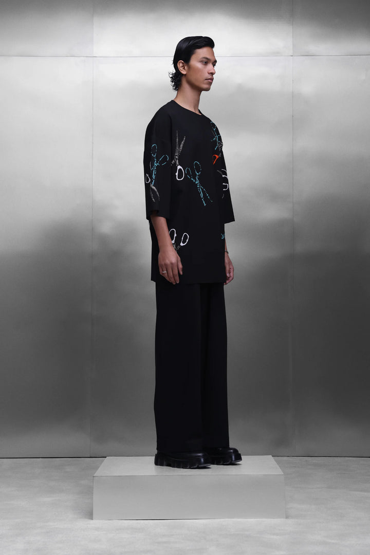 SCISSORS BOXY T-SHIRT