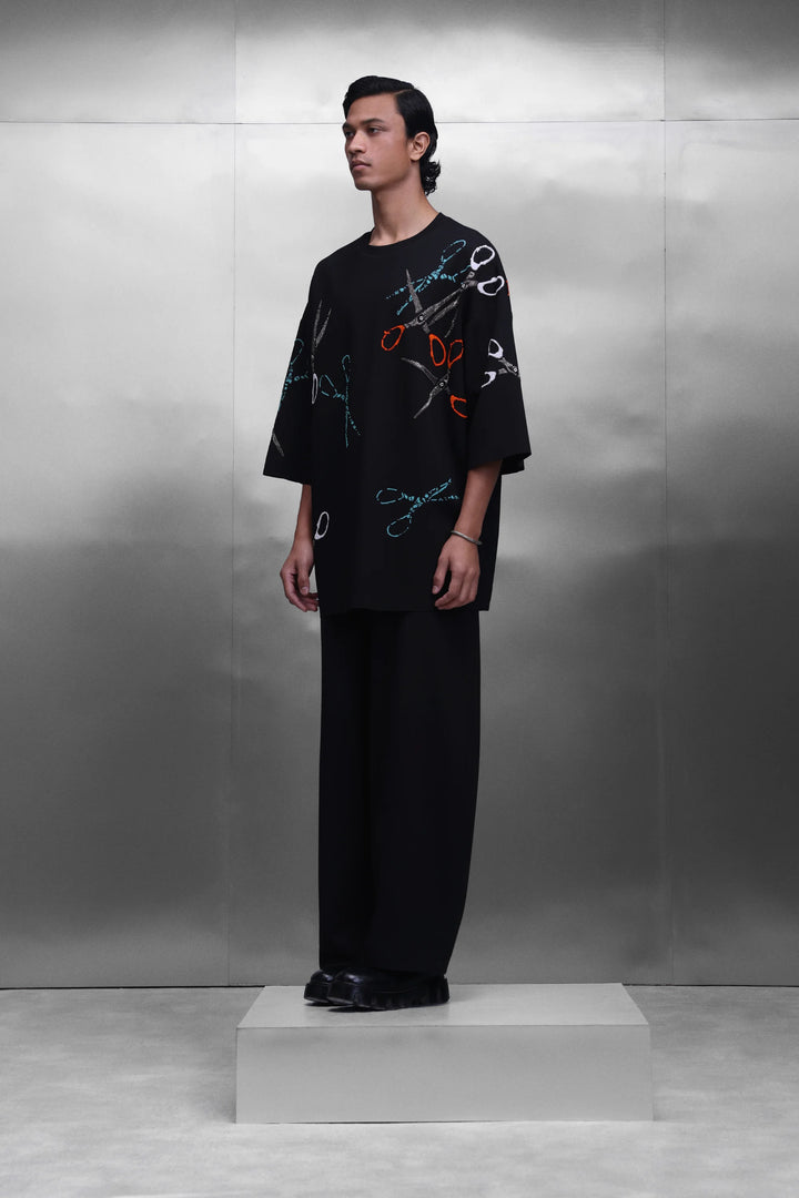 SCISSORS BOXY T-SHIRT