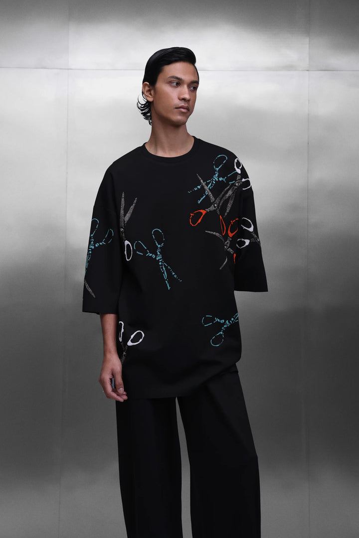 SCISSORS BOXY T-SHIRT