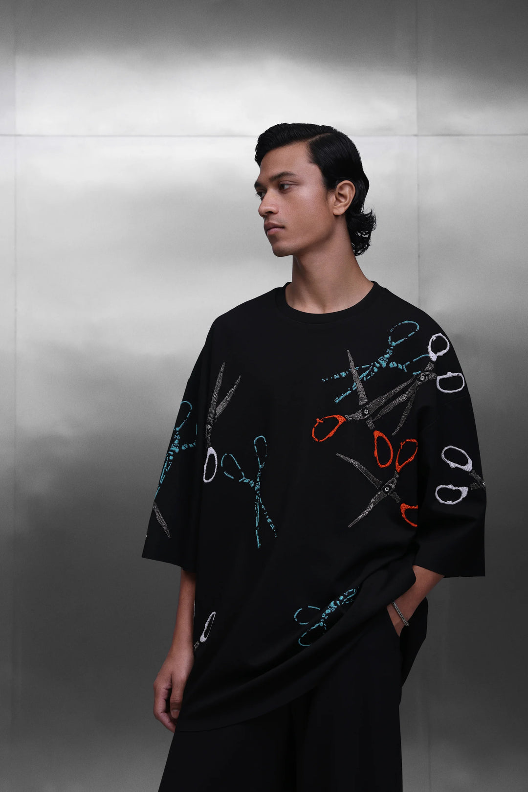 SCISSORS BOXY T-SHIRT