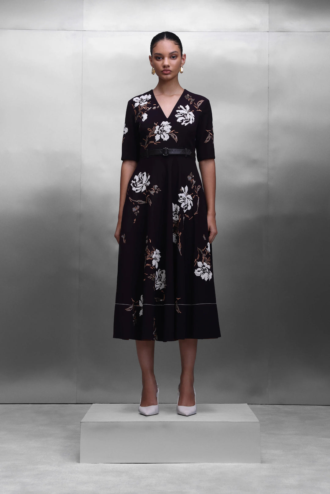 PEONIES CIRCULAR DRESS