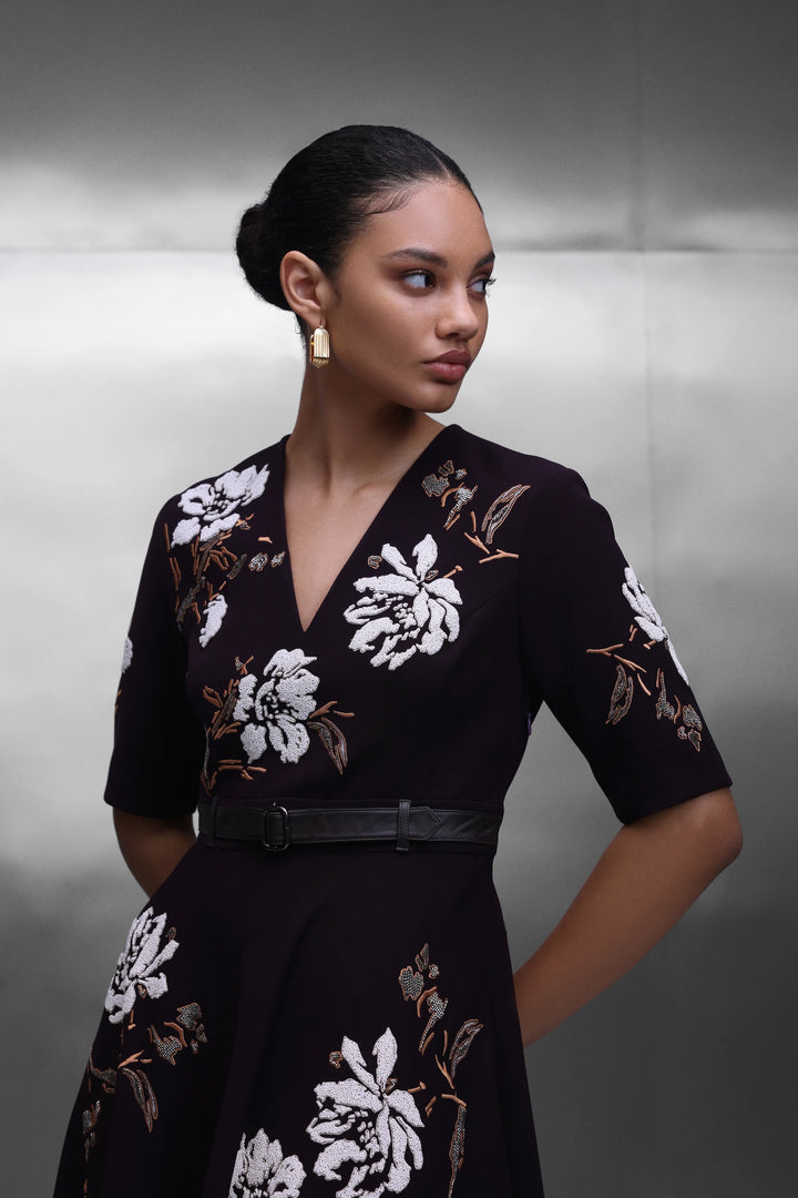 PEONIES CIRCULAR DRESS
