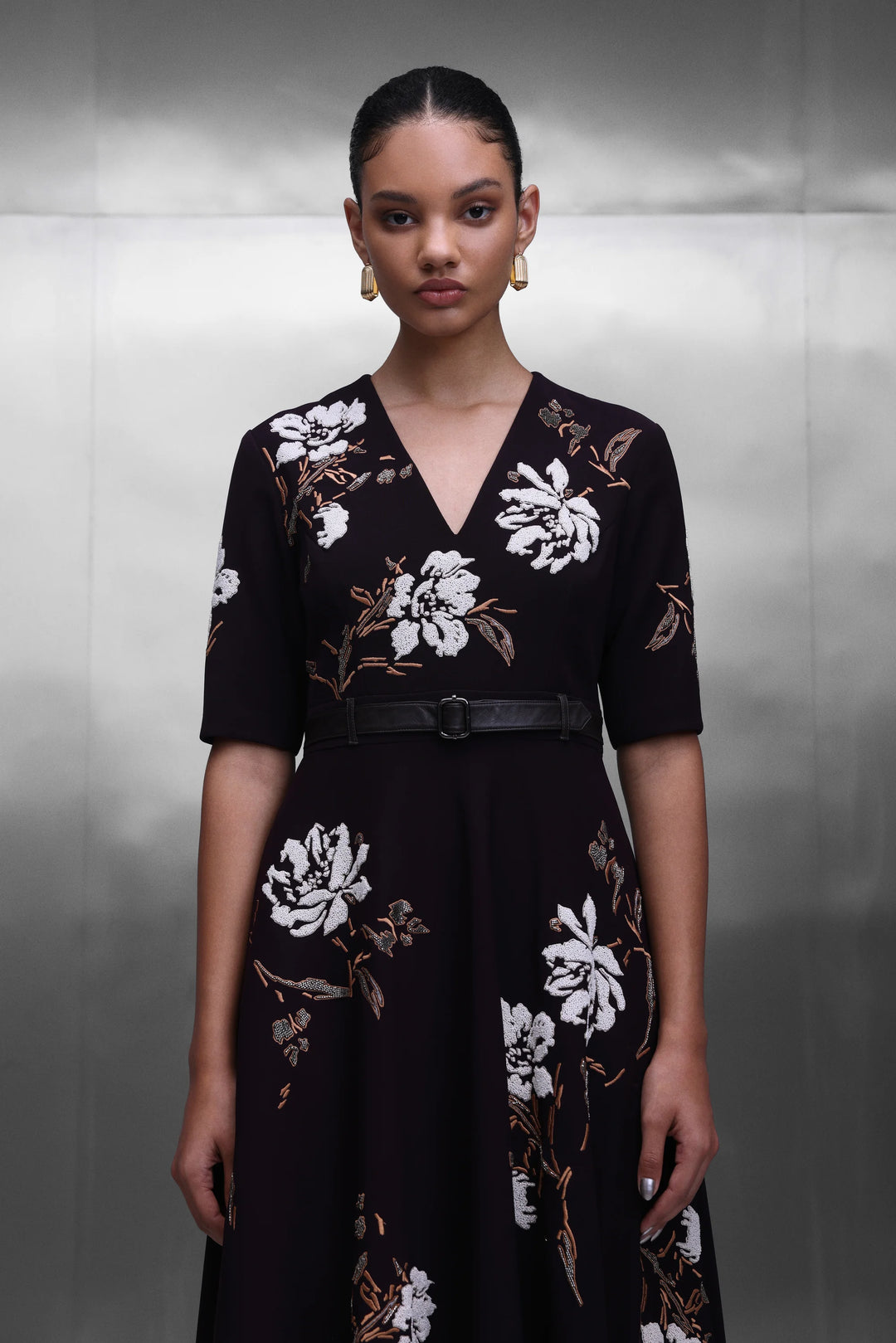 PEONIES CIRCULAR DRESS