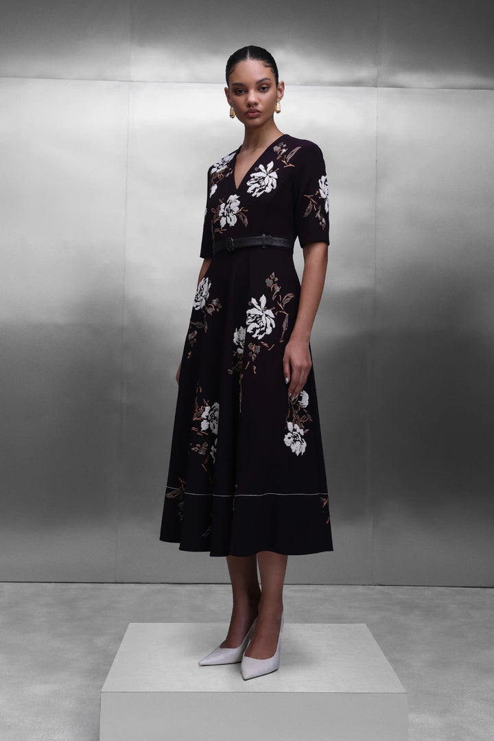 PEONIES CIRCULAR DRESS
