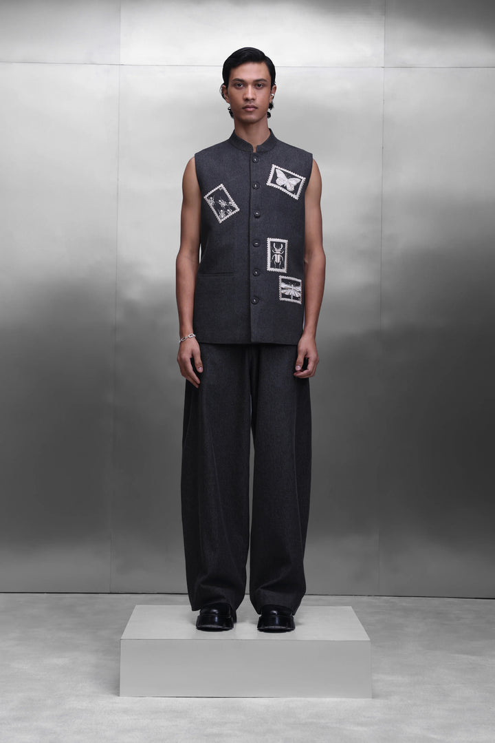 BUG STAMP NEHRU JACKET
