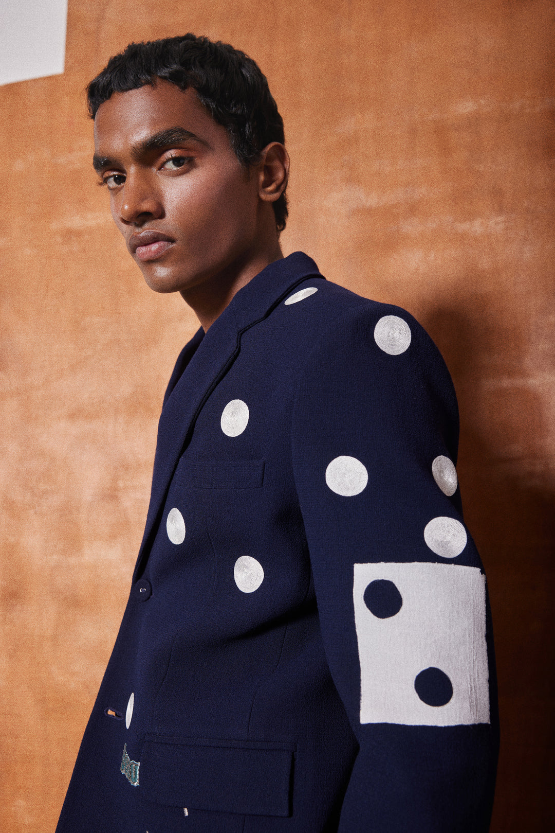 HEART, TELEPHONE AND TEXT BLAZER