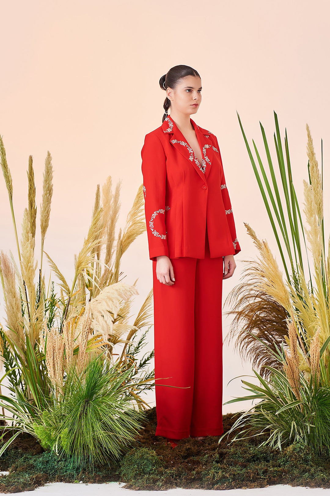 Mansi Ugale in Love Circle Nipped Waist Coat And Straight Pant