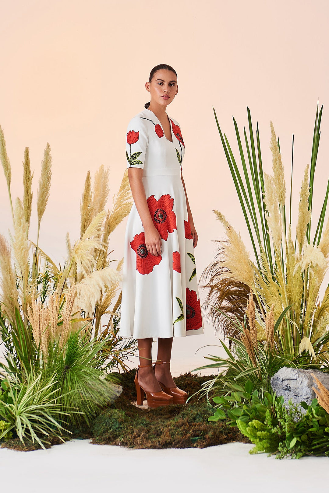 Dia Mirza In Poppy Circular Dress