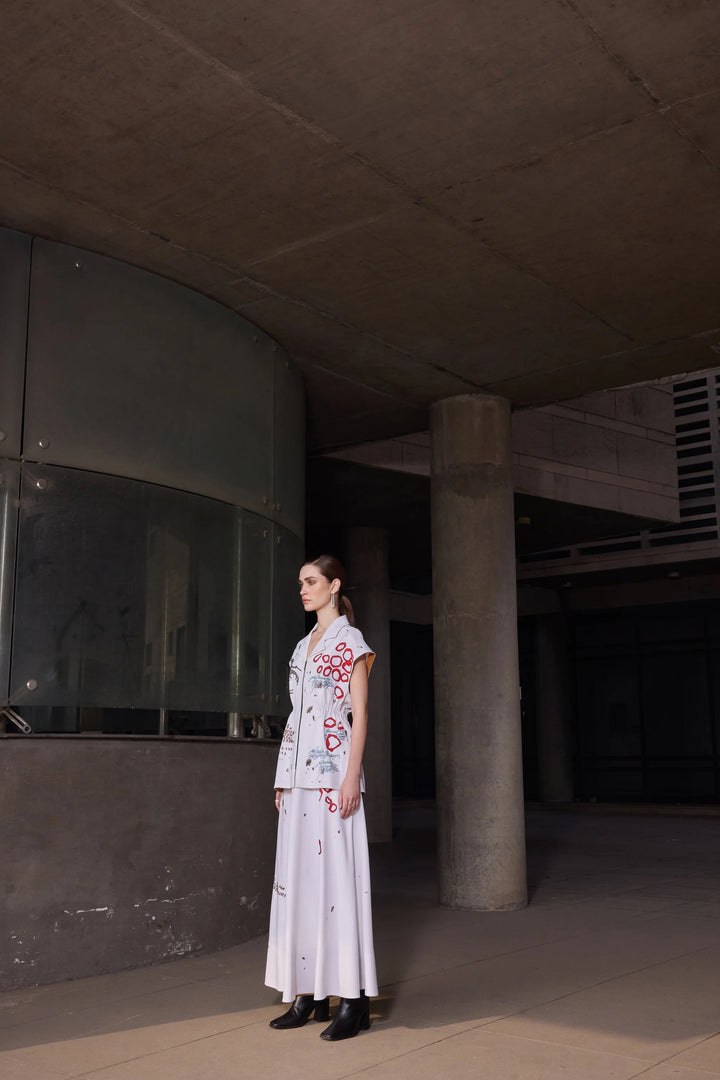 CIRCULAR SKIRT OF BUG THEORY ROBE JACKET