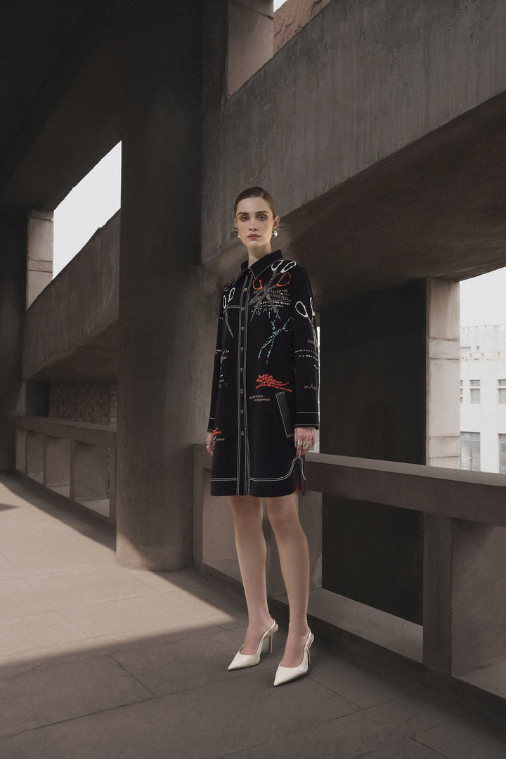 SCISSORS SHACKET DRESS