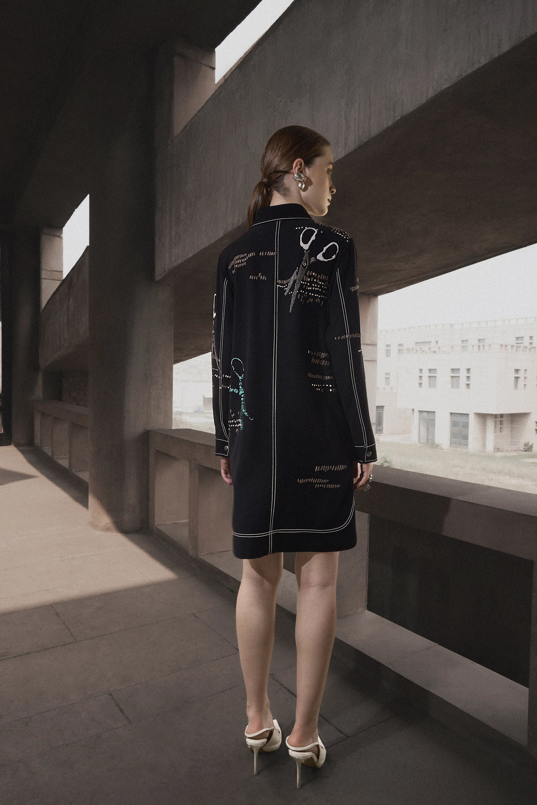 SCISSORS SHACKET DRESS