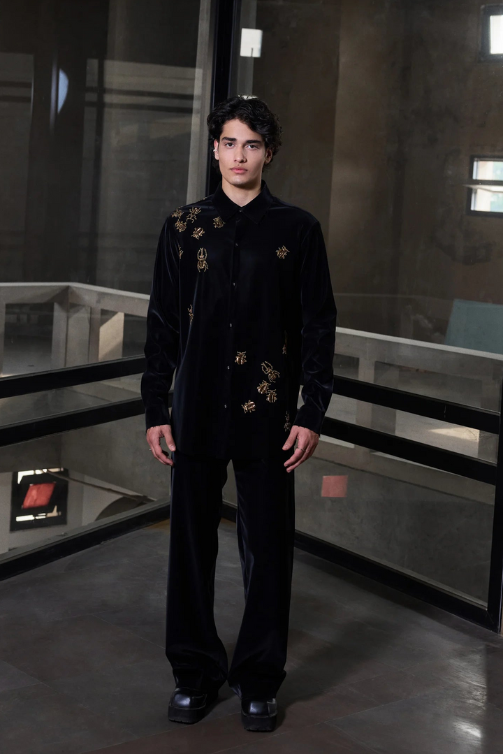 INSECT FULL SLEEVE SHIRT WITH STRAIGHT PANTS