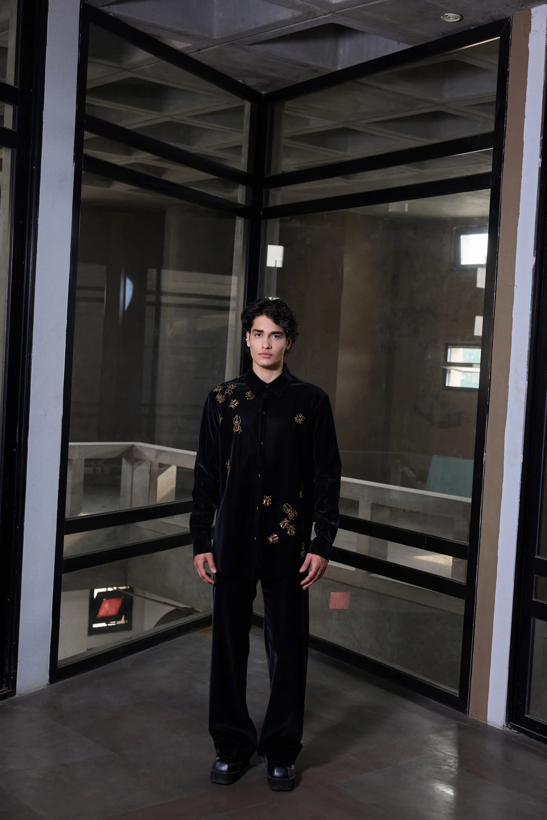 INSECT FULL SLEEVE SHIRT WITH STRAIGHT PANTS