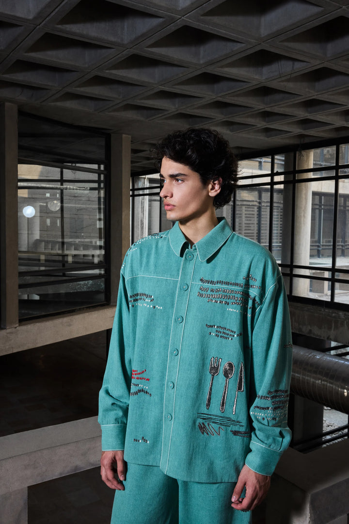 CUTLERY JACKET WITH BAGGY PANTS