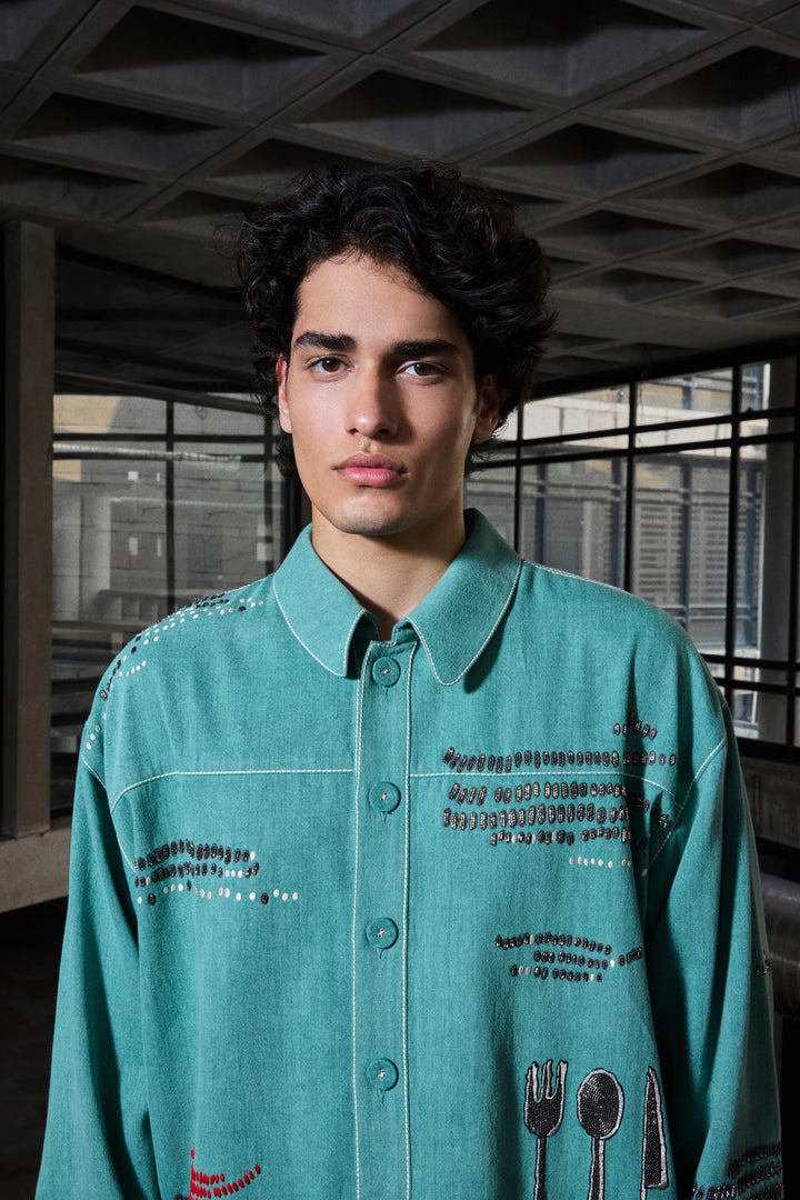 CUTLERY JACKET WITH BAGGY PANTS
