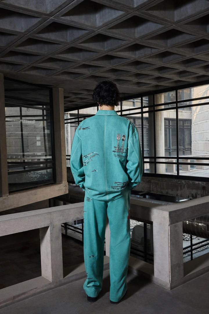 CUTLERY JACKET WITH BAGGY PANTS