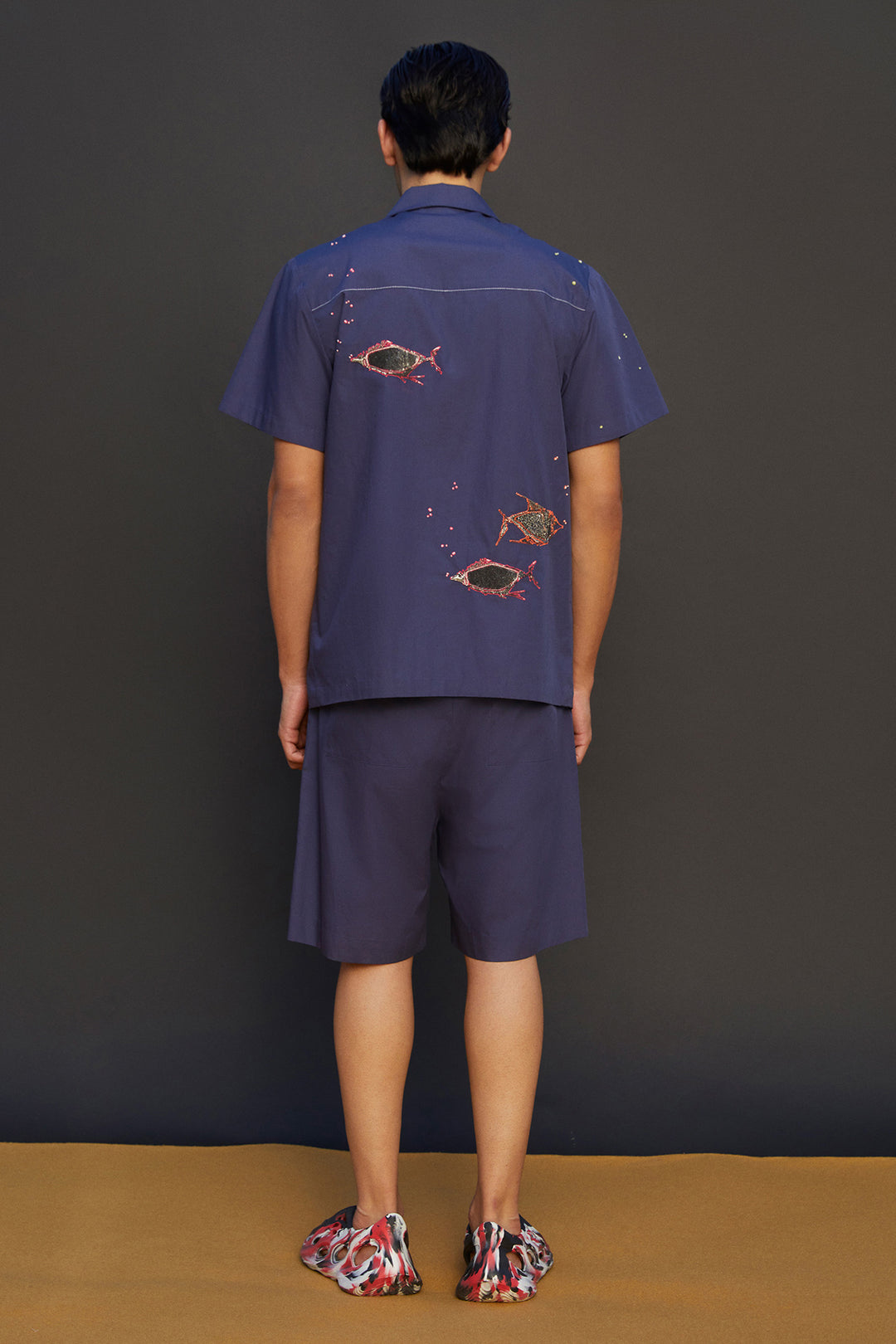 Fish Half Sleeves Shirt