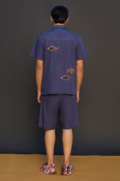 Fish Half Sleeves Shirt