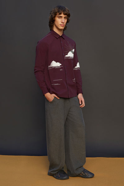 Eye Clouds Full Sleevess Shirt