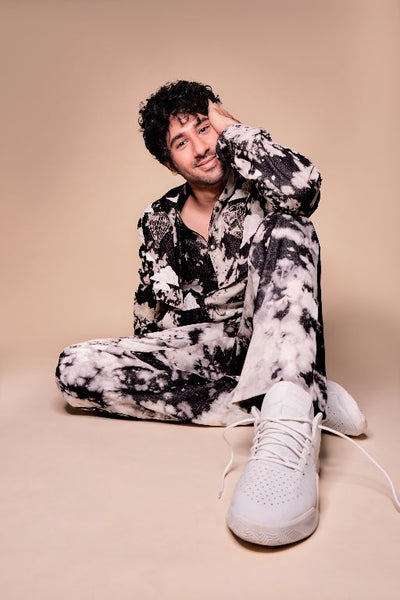 Vihaan Samat in Air Balloon,Clouds And Sun Double Layer Bomber With Pants