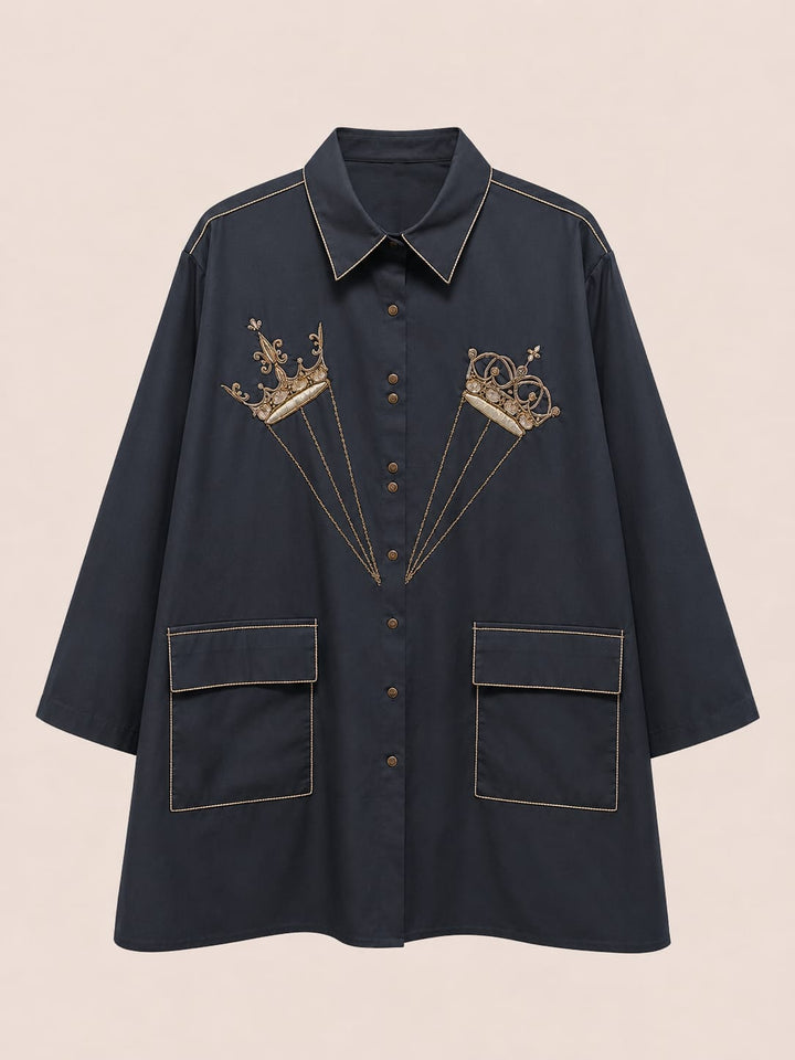 Crown Shirt Dress
