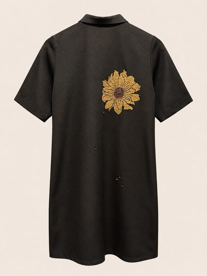 Daisy Flower Shift Dress