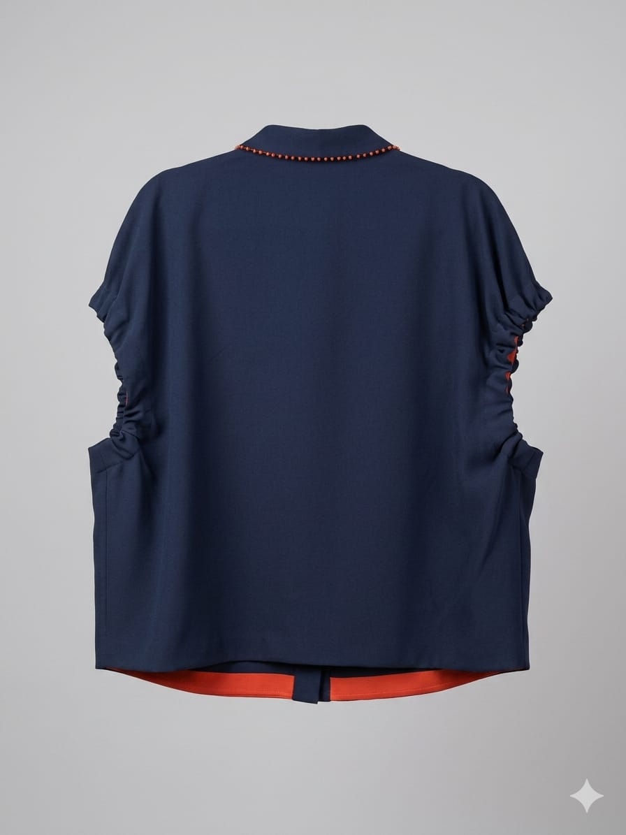 Dotted Butterfly Elasticated Top