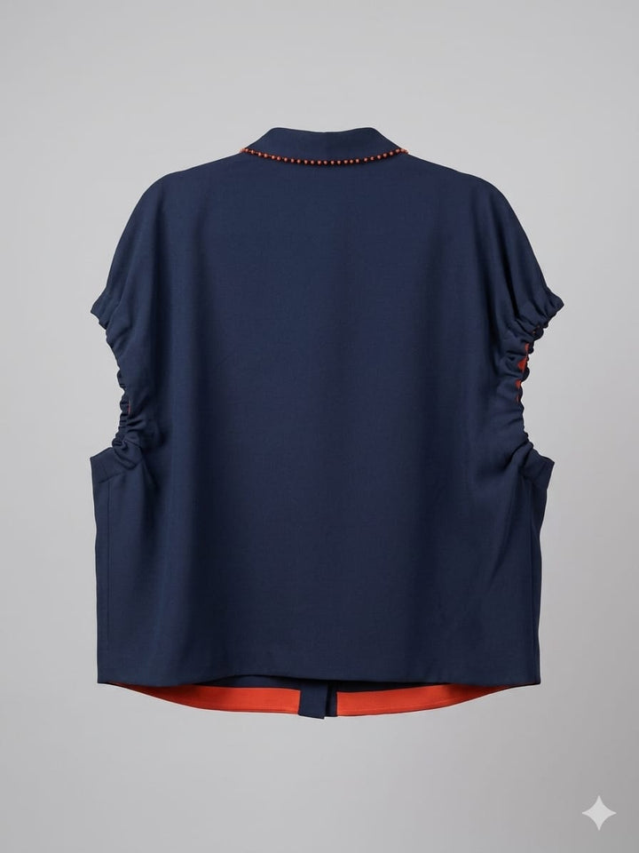 Dotted Butterfly Elasticated Top