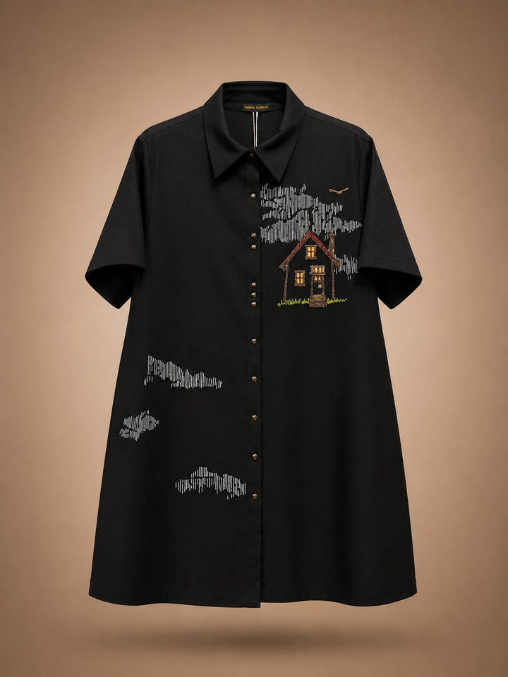 Outhouse Shift Dress