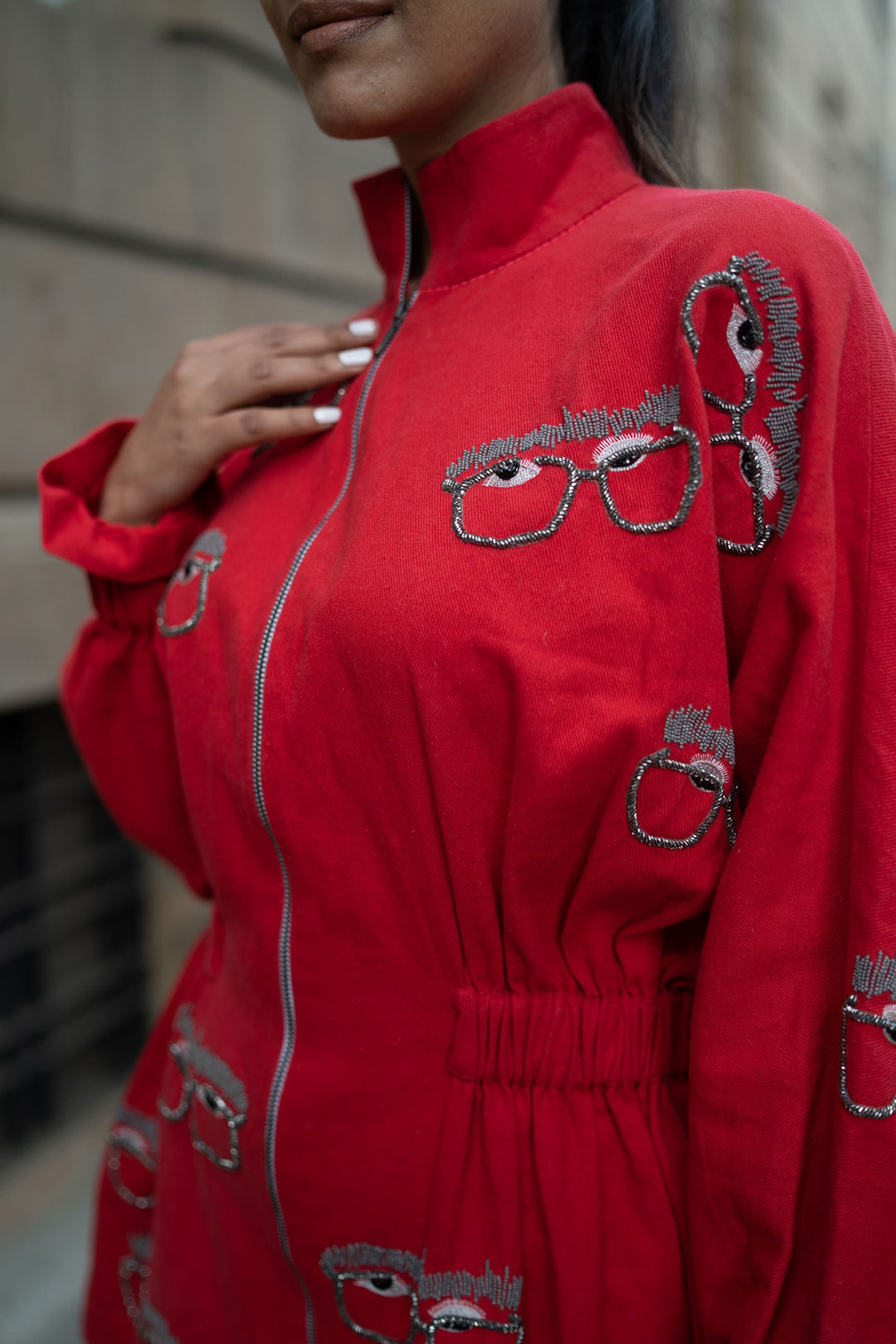 Alisha Pekha In Specky Eyes Jacket Dress