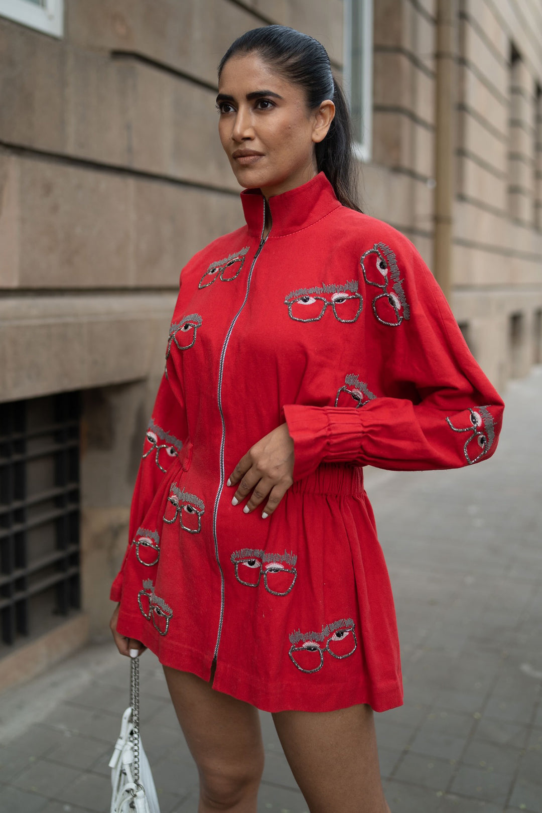 Alisha Pekha In Specky Eyes Jacket Dress