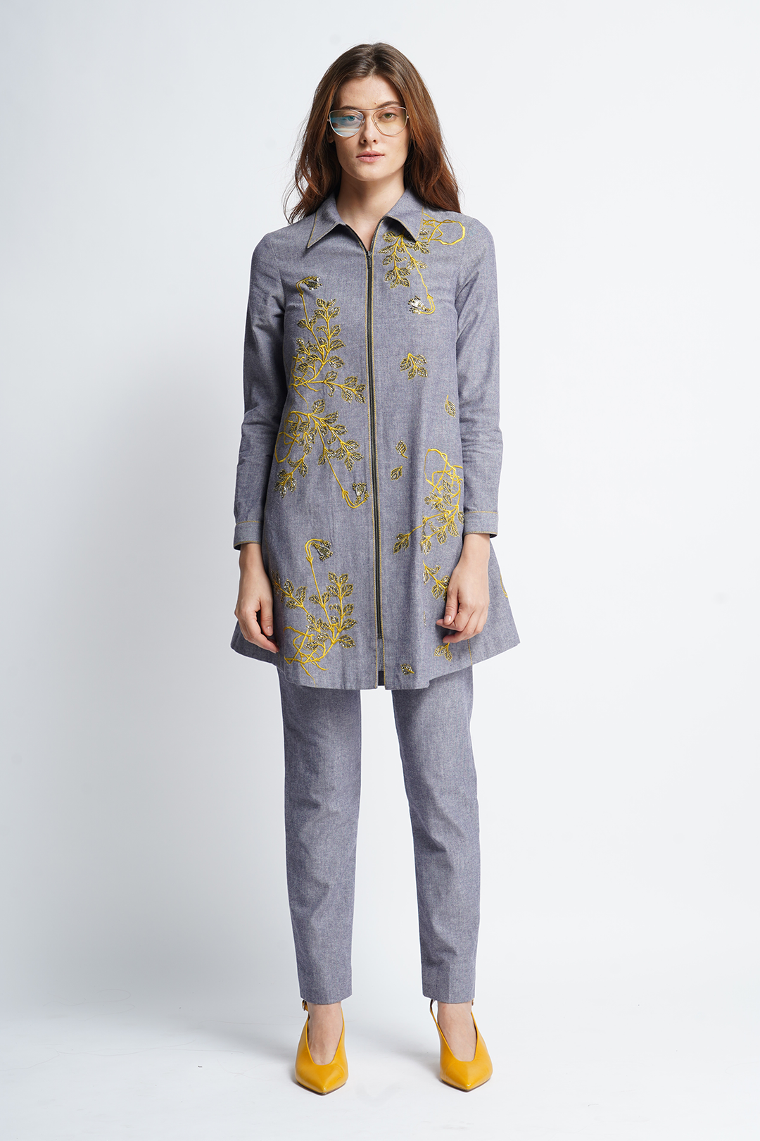 Roots Side Triangle Shirt Dress
