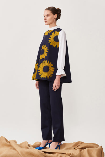 Sunflower Flared Top With Straight Pant