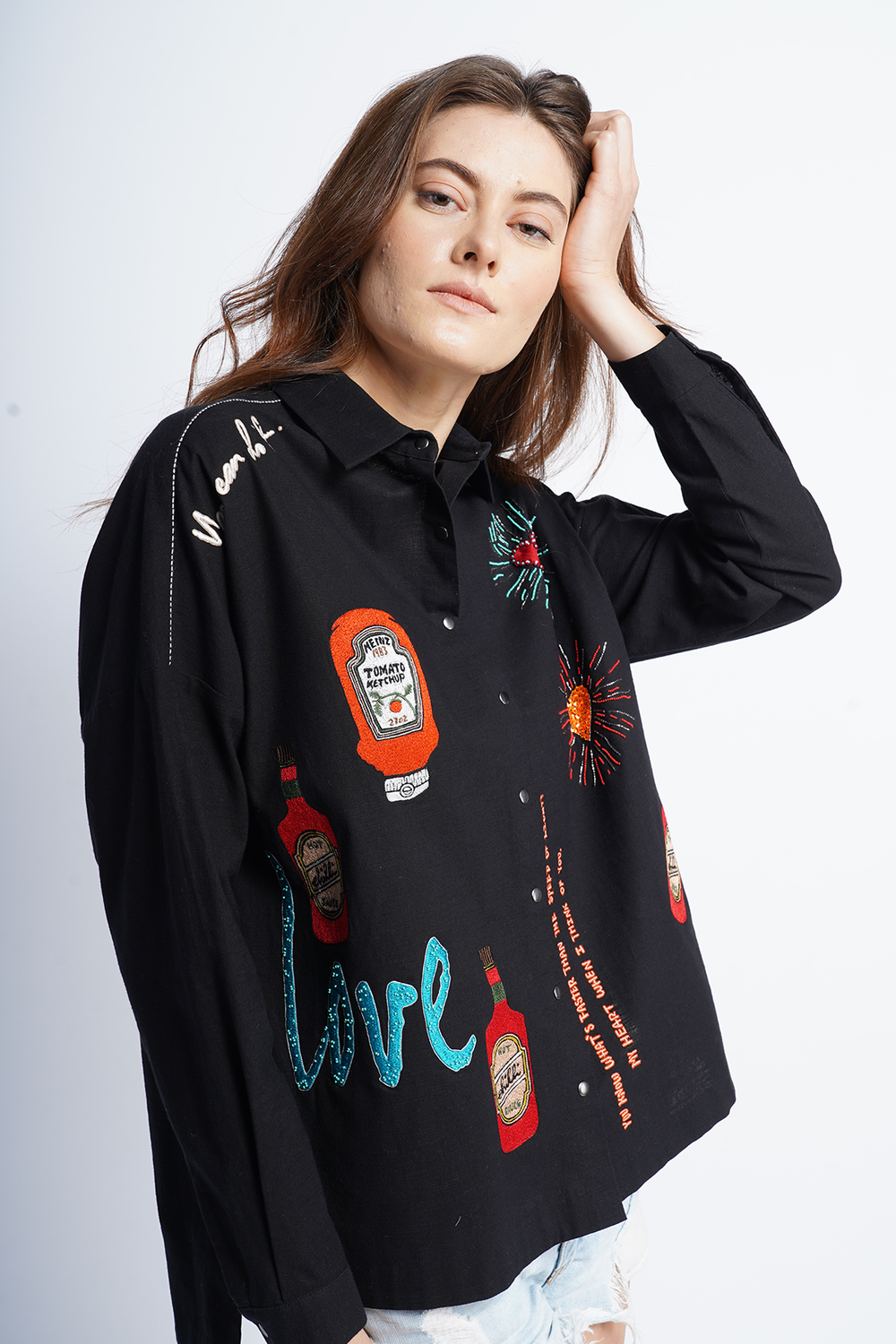 Hot Chillie Sauce Baggy Shirt