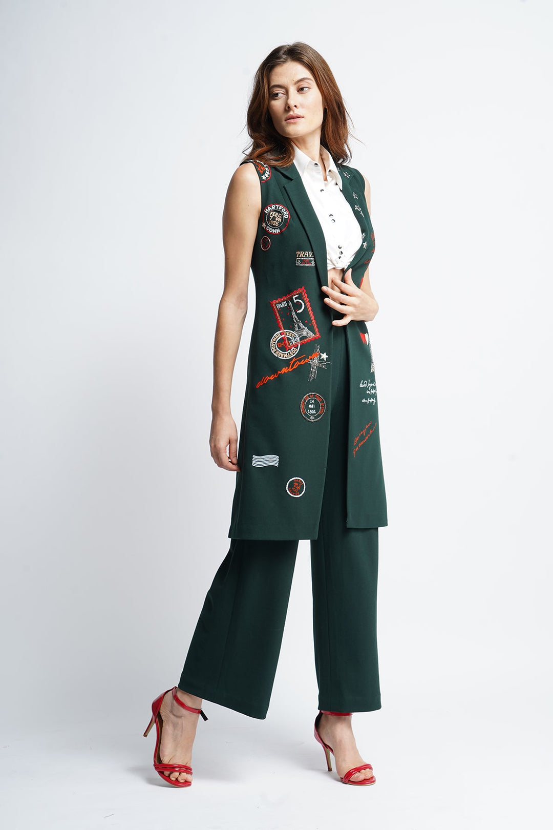 Dancing Downtown Sleeveless Jacket