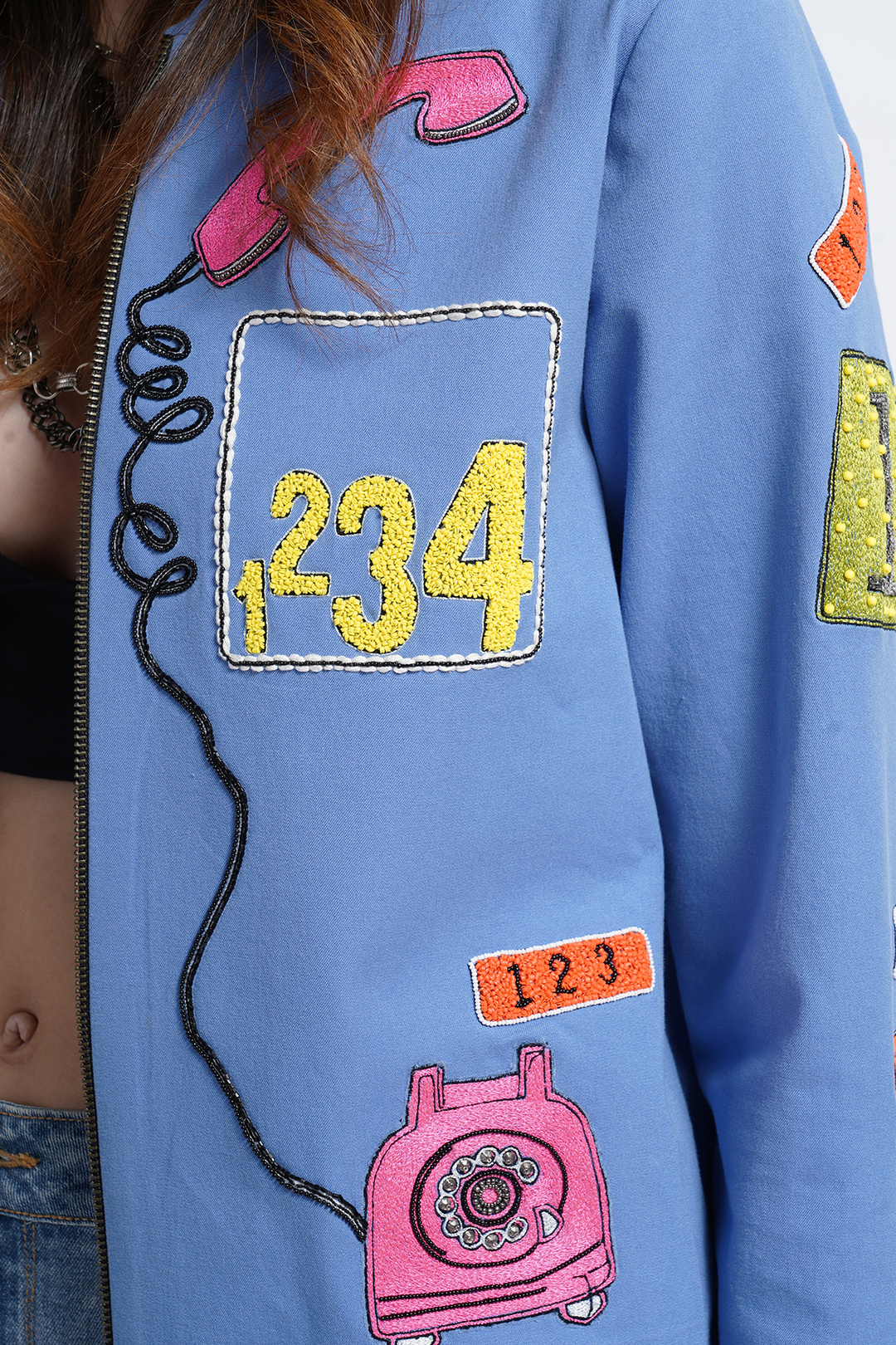 Odd And Even Numbers Bomber Jacket