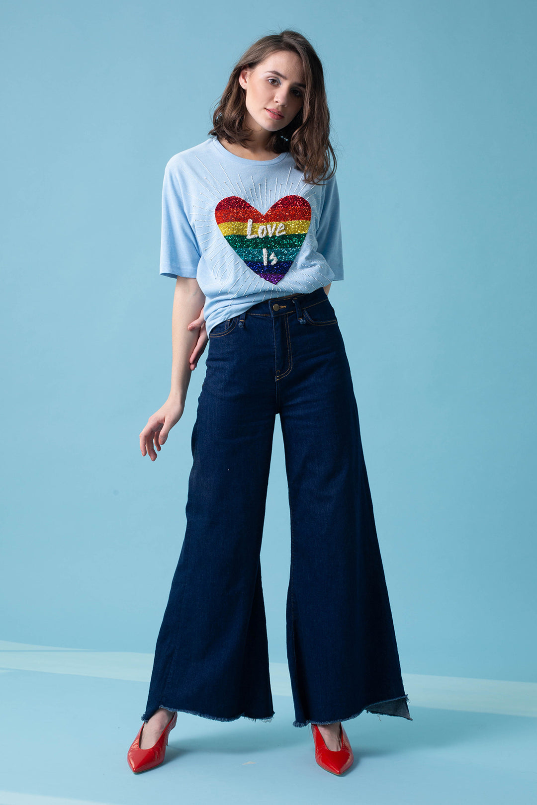 Rainbow Love Boxy T-shirt