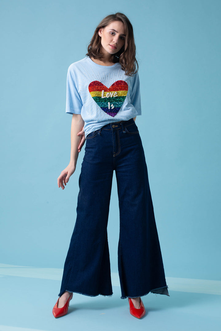 Rainbow Love Boxy T-shirt