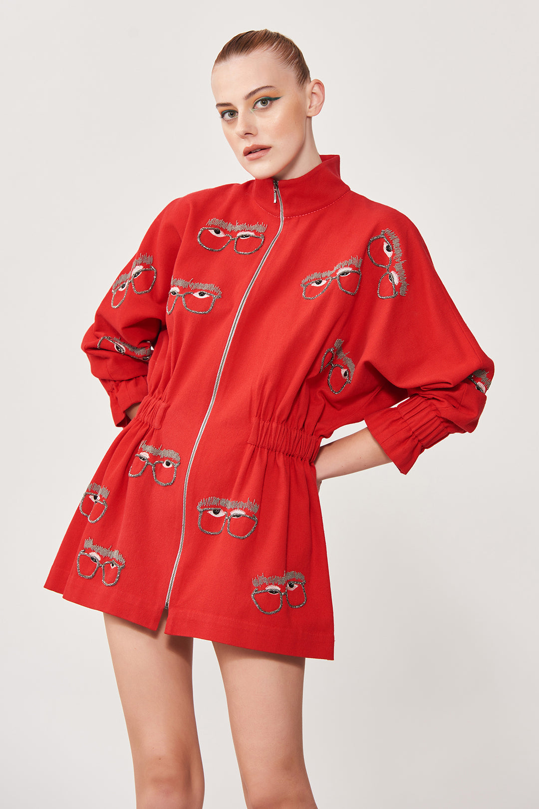 Specky Eyes Jacket Dress