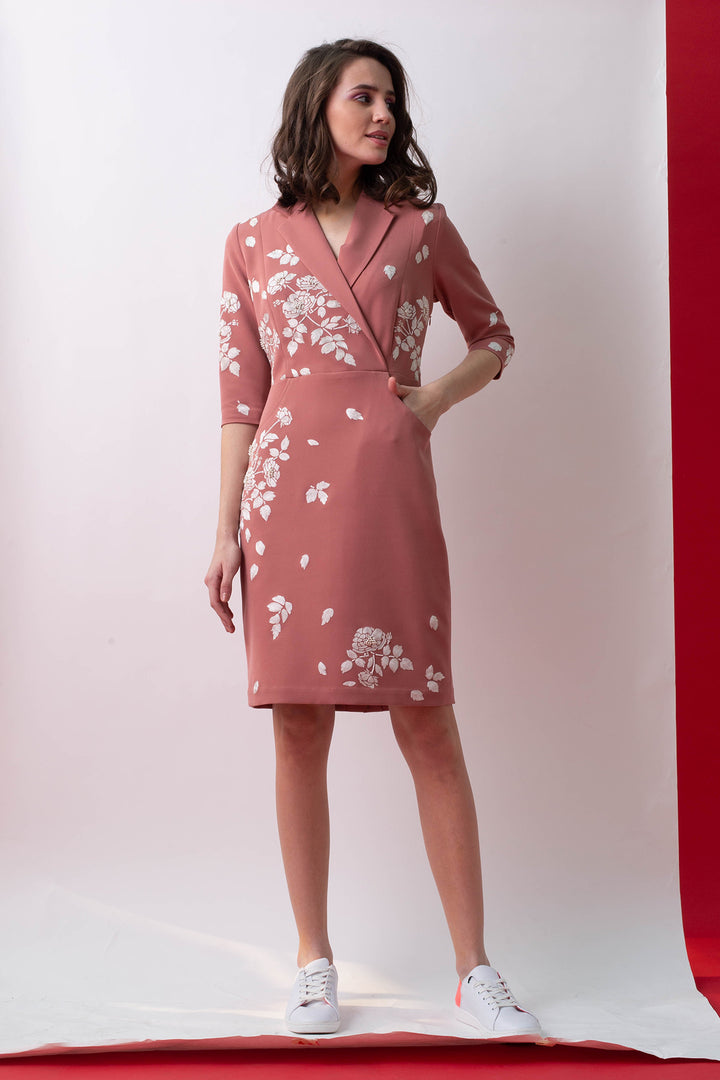 White Roses Summer Coat Dress