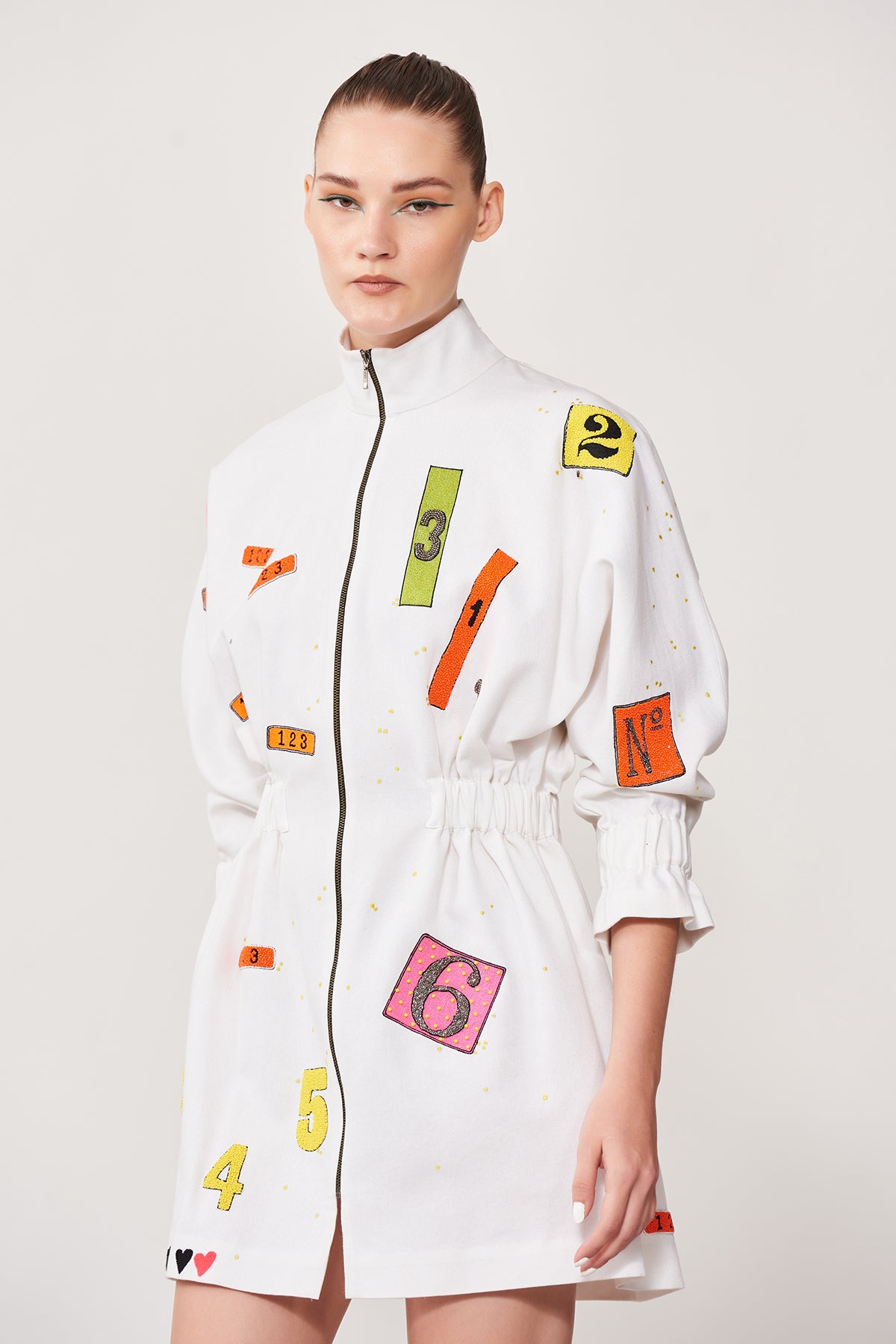 Odd and Even Numbers Jacket Dress