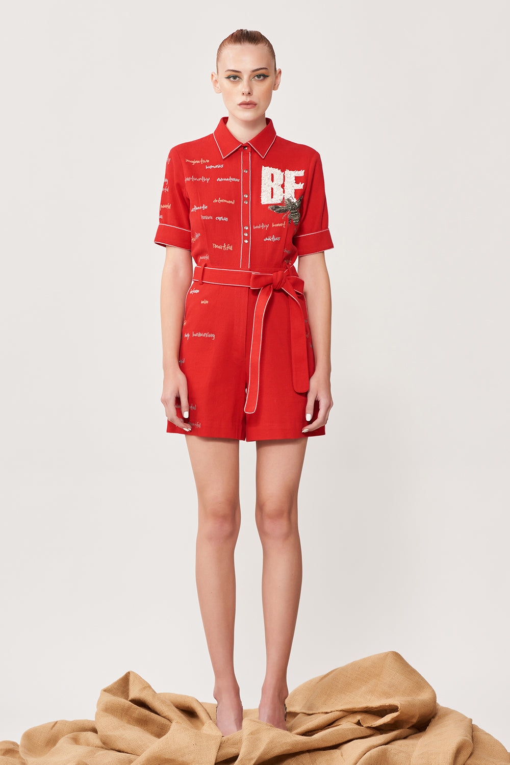 Be Playsuit With Belt
