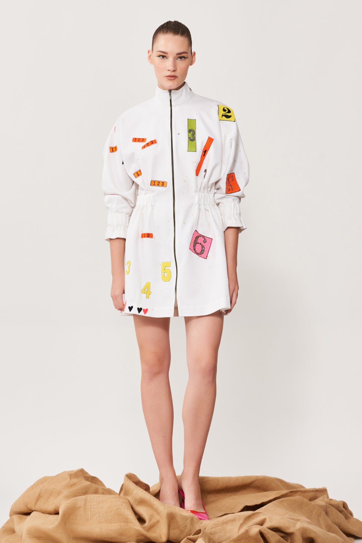Odd and Even Numbers Jacket Dress