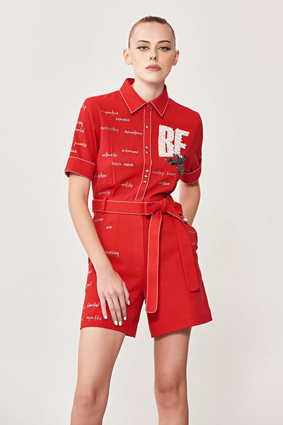 Be Playsuit With Belt