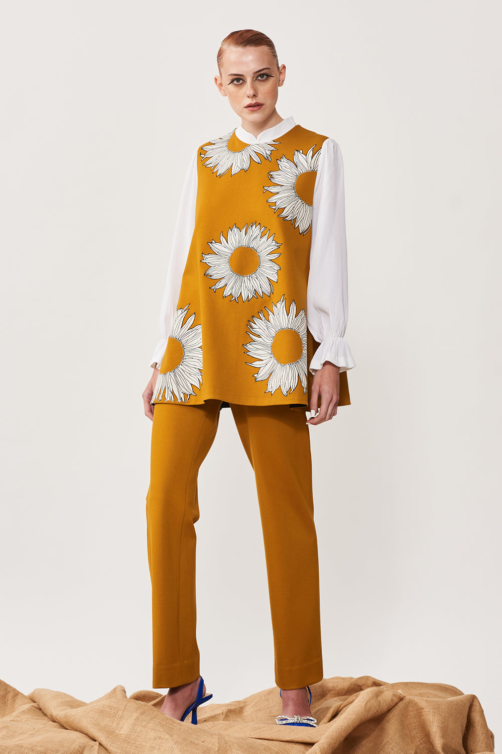 Sunflower Flared Top