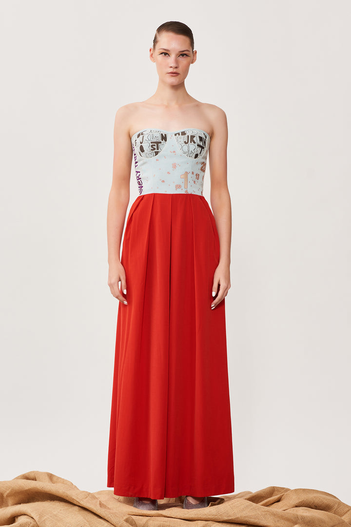 A to Z Corset Colour Block Jumpsuit