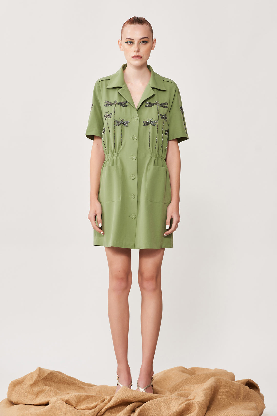 Rising Dragonflies Summer Coat Dress