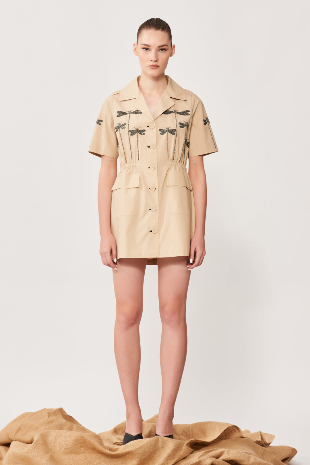 Rising Dragonflies Summer Coat Dress